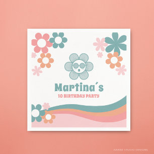 Daisy Girl Birthday Party Napkin