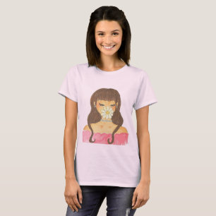 Daisy Girl Pink Dress T-Shirt