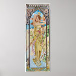 Daisy Goddess Poster<br><div class="desc">Alphonse Mucha noveau artwork</div>