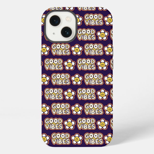 Daisy Good Vibes iPhone / iPad case (Back)