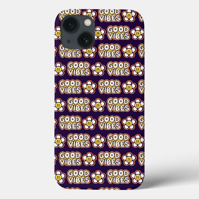 Daisy Good Vibes iPhone / iPad case (Back)