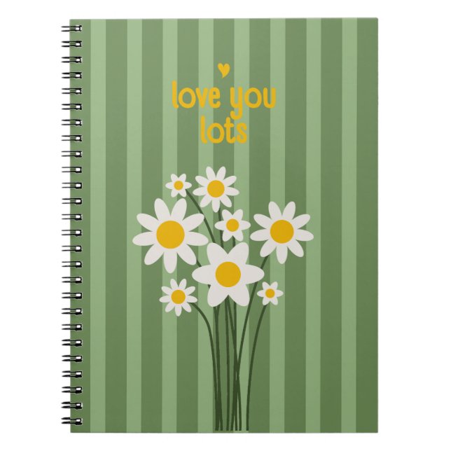 DAISY GREEN - Daisy Lots of Love Notebook (Front)