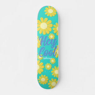 Daisy Green Teal Skateboard