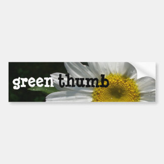 Daisy, Green-Thumb Bumper Sticker
