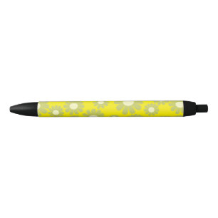 Daisy Green Yellow Black Ink Pen