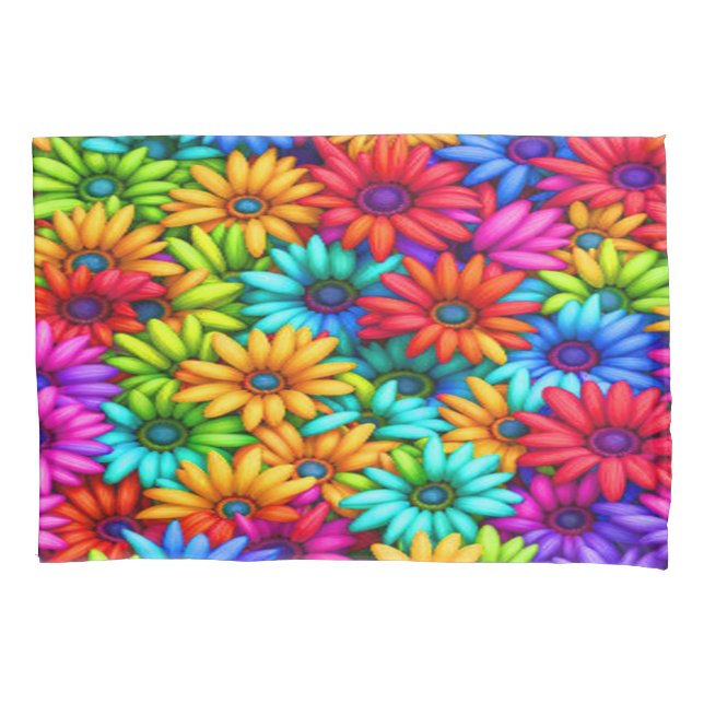 Daisy Happy #4112 -  Pillowcase (Front-Left)