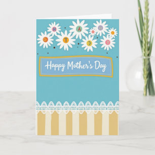 Daisy Happy Mothers Day Card