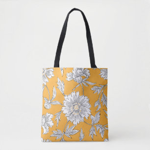 Daisy Heads: Summer Floral Line. Tote Bag