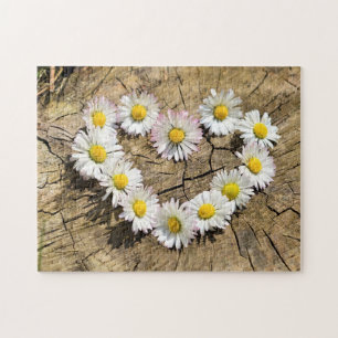 Daisy Heart - Love Jigsaw Puzzle