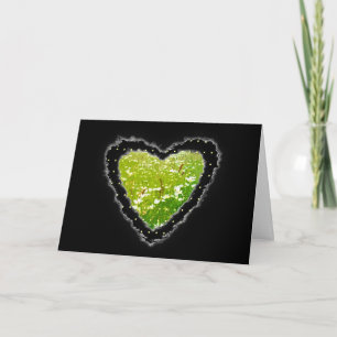 Daisy Heart Romance Valentine Love Card