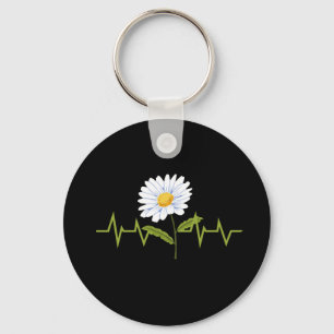 Daisy Heartbeat Key Ring