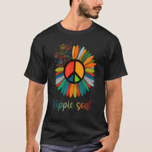 Daisy Hippie Costume 60s 70s Peace Vintage Nostal T-Shirt