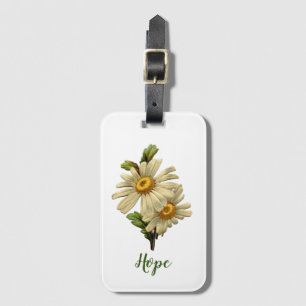 Daisy Hope Inspirational Luggage Tag