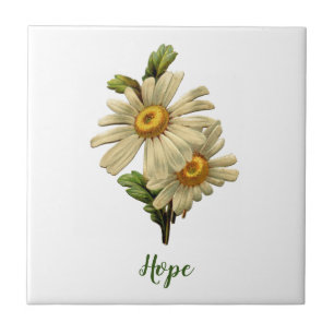 Daisy Hope Inspirational Tile