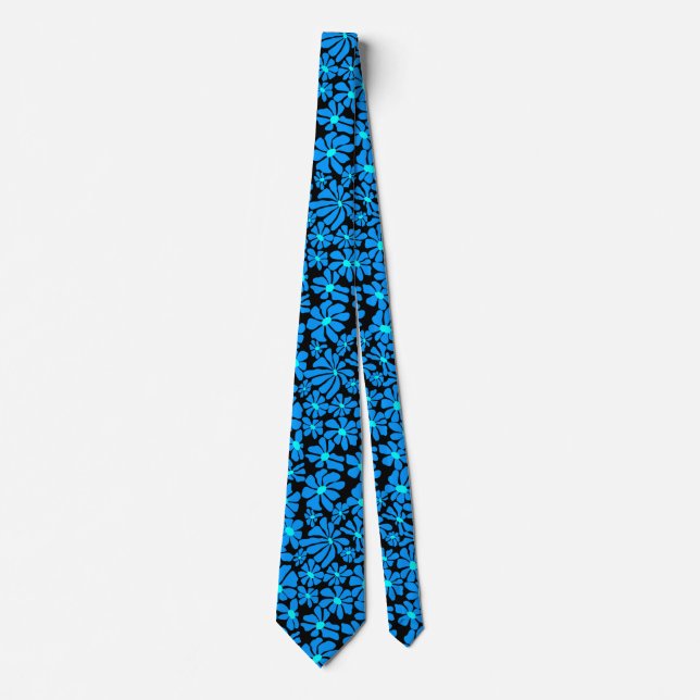 Daisy in 2 shades B02.bblue Black BG Tie (Front)