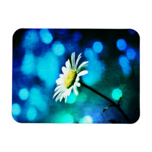Daisy in blue and green lights magnet
