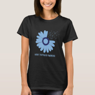 daisy In January Wear blue human trafficking Aware T-Shirt