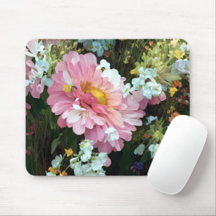 Daisy in Pink Mouse Mat