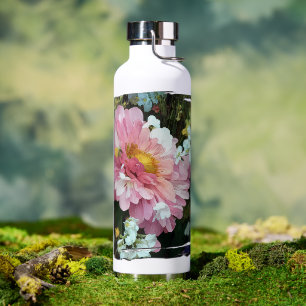 Daisy in Pink Water Bottle