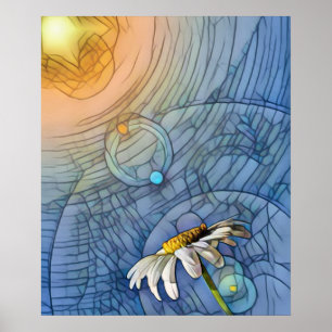 Daisy In The Sun Poster