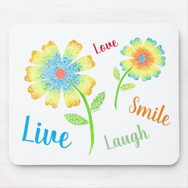 Daisy Inspiration Mouse Pad (Front)