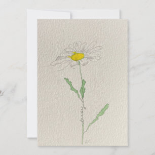 daisy  invitation