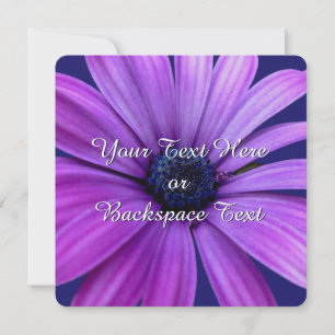 Daisy Invitations Personalised Daisy  RSVP Card