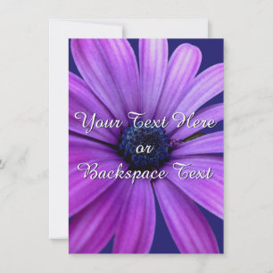 Daisy Invitations Personalised Daisy  RSVP Card