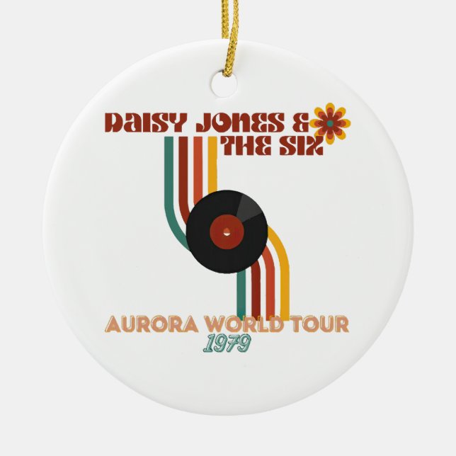 Daisy Jones The Six  Ceramic Tree Decoration (Front)