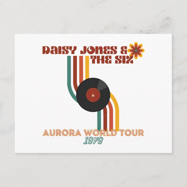 Daisy Jones The Six  Holiday Postcard (Front)