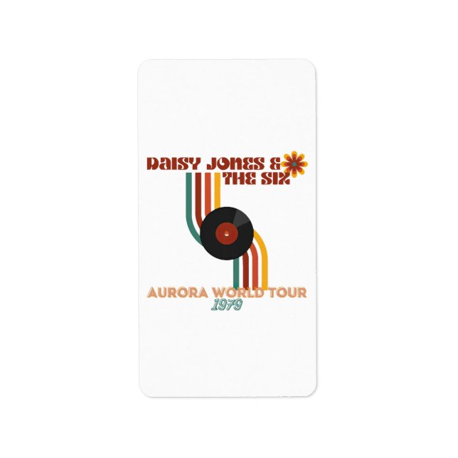 Daisy Jones The Six  Label (Front)