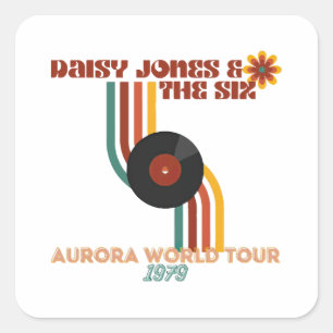 Daisy Jones The Six  Square Sticker