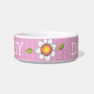 Daisy Joy pink Cat Pet Bowl