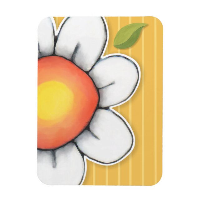 Daisy Joy yellow Premium Magnet (Vertical)