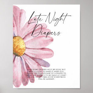 Daisy Late night diapers game Poster