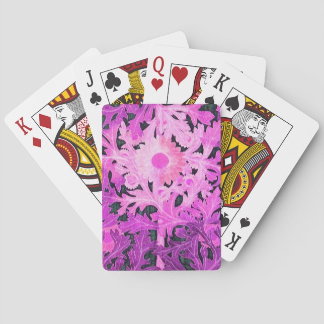 DAISY / MARGUERITE / MARGHERITA PLAYING CARDS (Back)