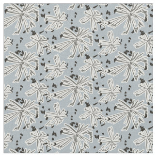 Daisy meadow - blue fabric