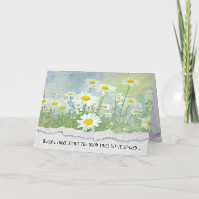 Daisy Meadow Friendship Card (Front)