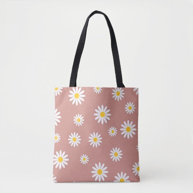 Daisy Meadows Pink Tote Bag (Front)