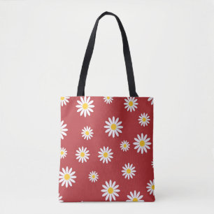 Daisy Meadows Red Tote Bag