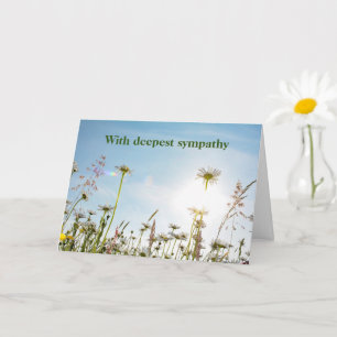 Daisy Meadows  -  With deepest sympathy Card