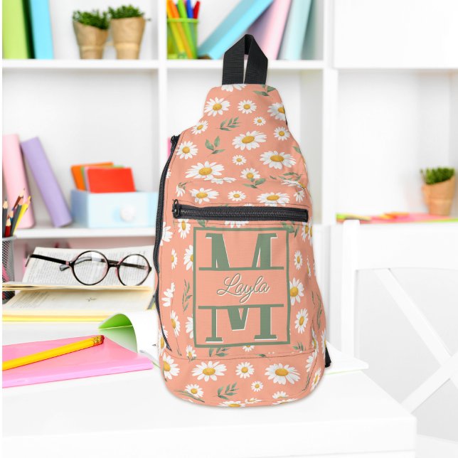 Daisy Monogram Backpack (Creator Uploaded)