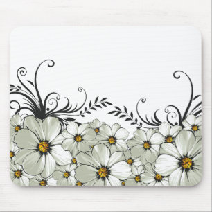 daisy morning mouse mat