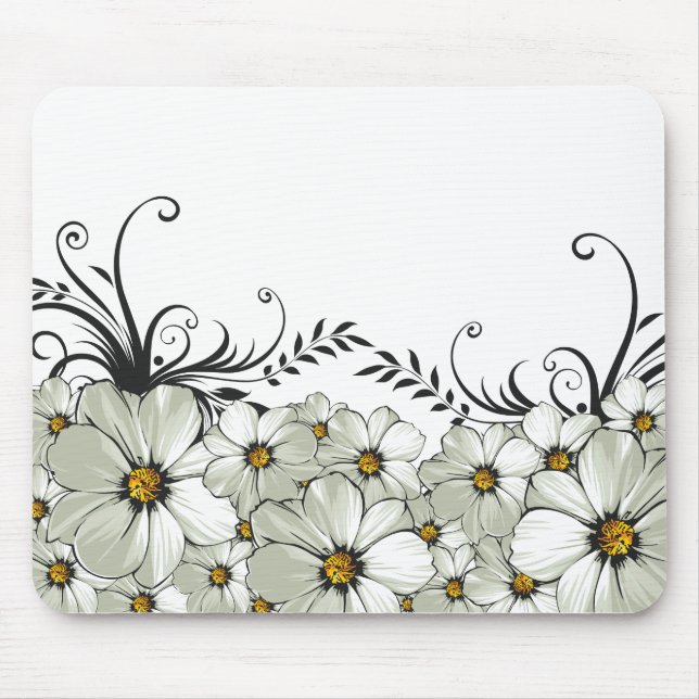 daisy morning mouse mat (Front)