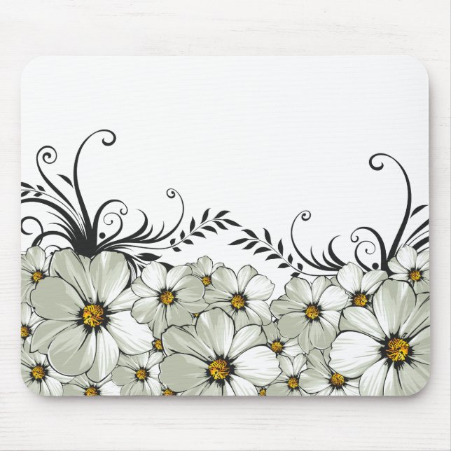 daisy morning mouse mat (Front)
