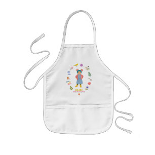 Daisy Motif Kids Apron