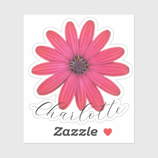 Daisy name sticker  (Sheet)