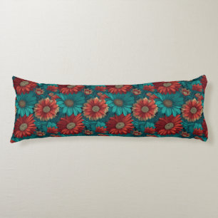Daisy Nature Interior Decor Cottagecore Memory Foa Body Cushion