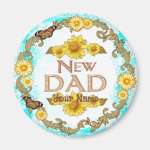 Daisy New Dad  Magnet