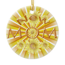 Daisy New Mum ceramic ornament